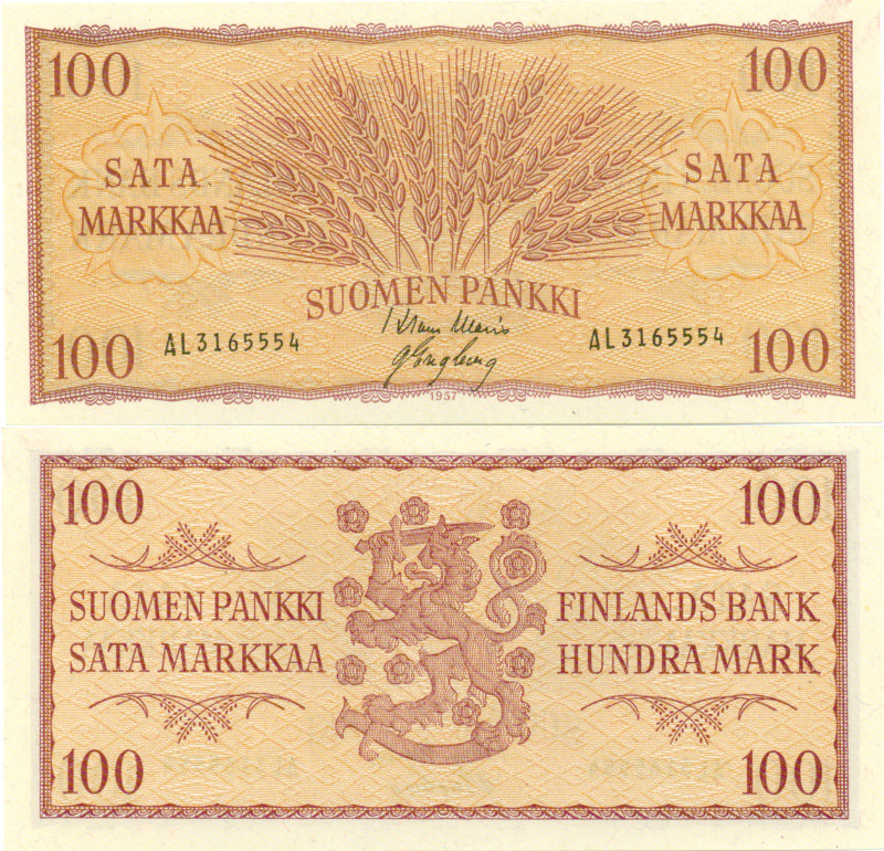 100 Markkaa 1957 AL3165554